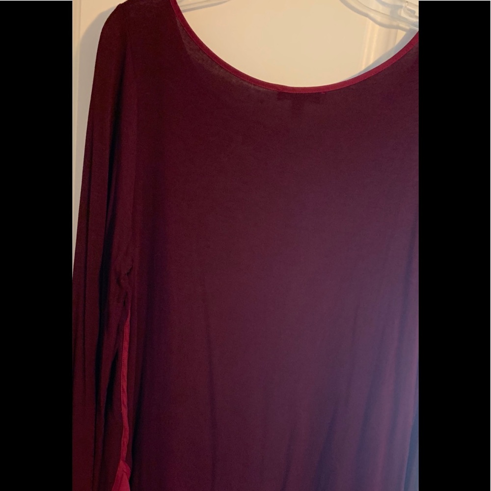 Anthropologie Bordeaux Burgandy blouse
